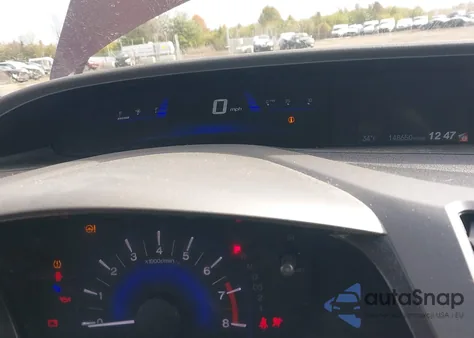 2012 Honda Civic Ex-L from USA, damaged, VIN 19XFB2F98CE066801